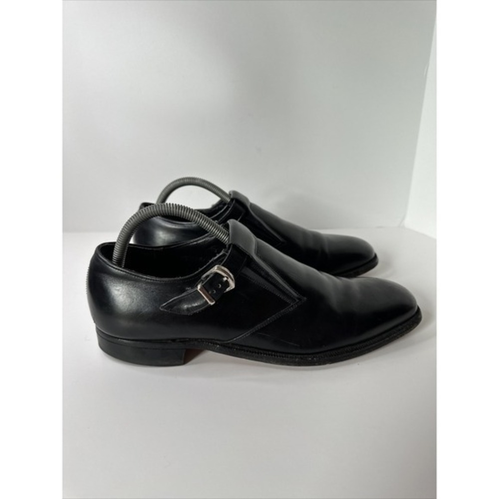 Johnston & Murphy Aristocraft Mens Loafers Size 10 Leather Buckle Dress Shoe USA - Picture 8 of 12